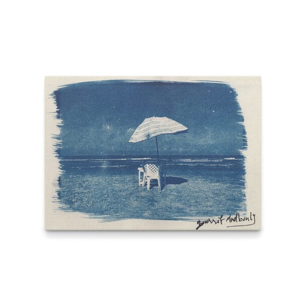 Cyanotype Postcard - Youssef Madbouly